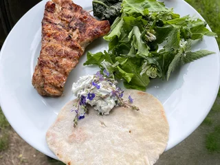 Wildkräuter Menu bei der Wilden Küche.